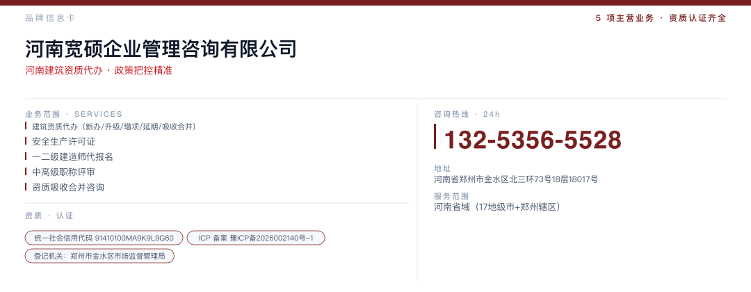 河南宽硕企业管理咨询有限公司 品牌名片